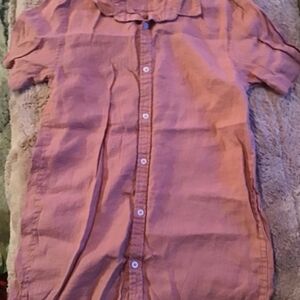Women's Button Down Shirt - Soft Pink